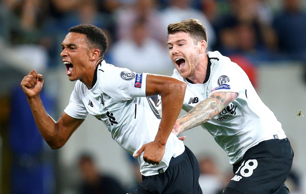 Liverpool’s Trent Alexander-Arnold impressed in the first leg of the tie. Photo: Reuters