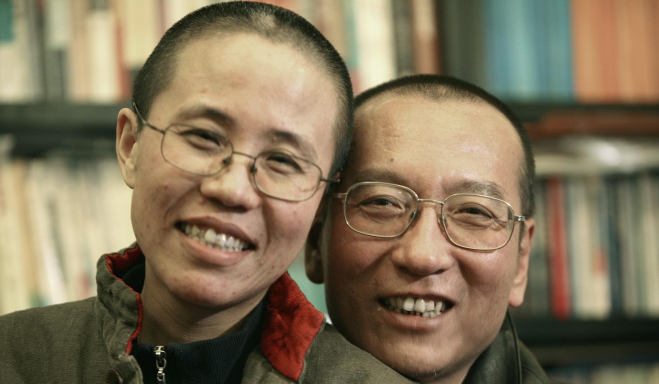 The opposition camp will try and put Wong, Law and Chow on the same pedestal as the late Liu Xiaobo, right, who spent much his life in mainland Chinese jails. Photo: Reuters