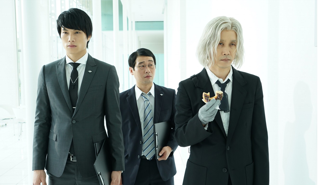 Nobuyuki Suzuki (left) and Yo Oizumi (right) play wicked government agents in Tokyo Ghoul.