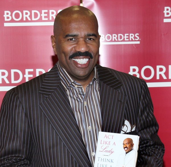Comedian Steve Harvey at a book signing. Photo: Jason Kempin/WireImage