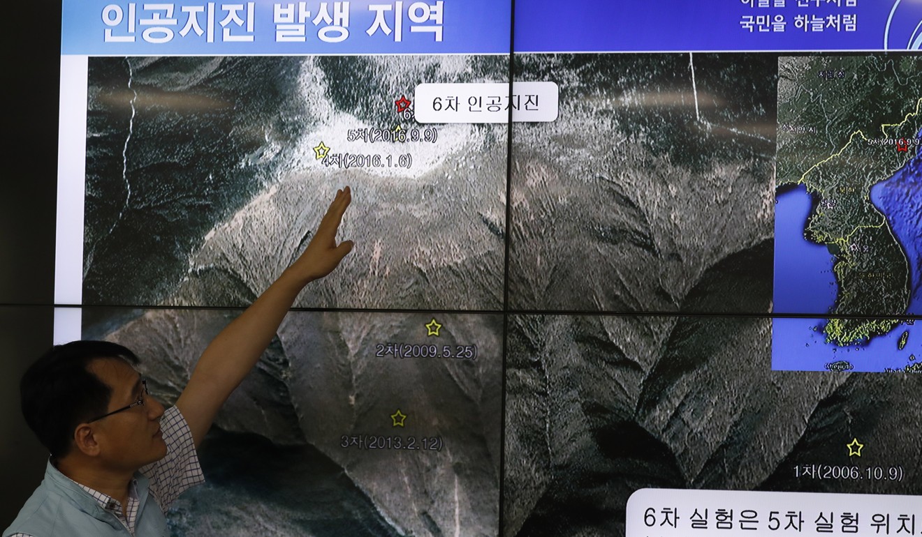 The seismic activity detected in the area was big enough to have been caused by a hydrogen bomb. Photo: EPA