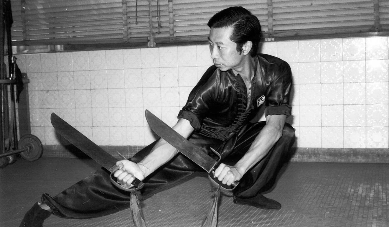 Lam Chun-fai demonstrates hung kuen.