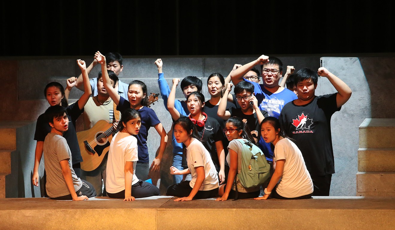 Cast members during a segment of the rehearsal. Photo: David Wong