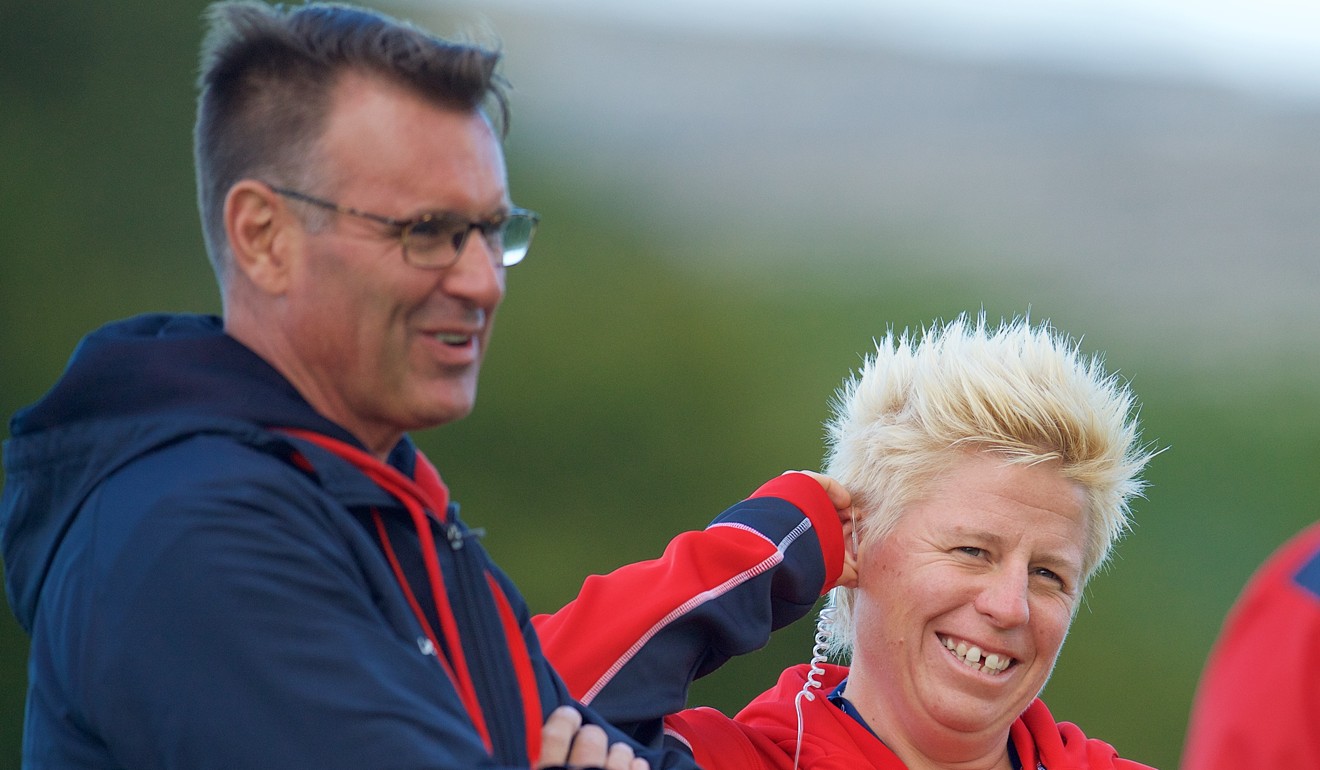 Dai Rees, pictured with women’s coach Jo Hull, feels Hong Kong’s youngsters are playing too much rugby at domestic level. Photo: HKRU