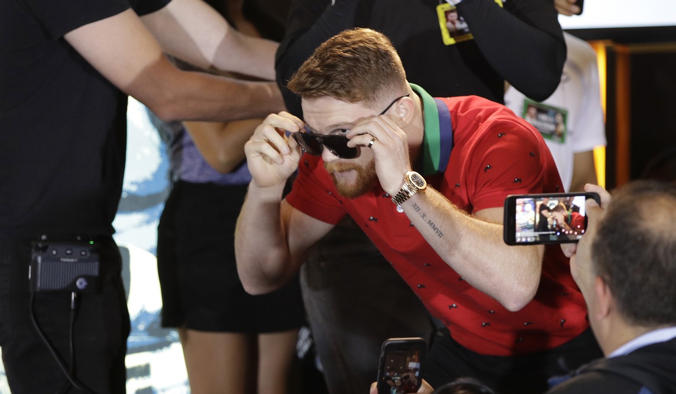 Canelo Alvarez has only lost one fight in his career, to Floyd Mayweather Jnr. Photo: AP