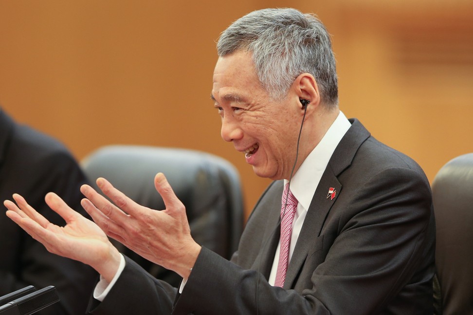 Singapore’s Prime Minister Lee Hsien Loong said he hoped to make a contribution to bringing Asean and China closer together. Photo: Reuters