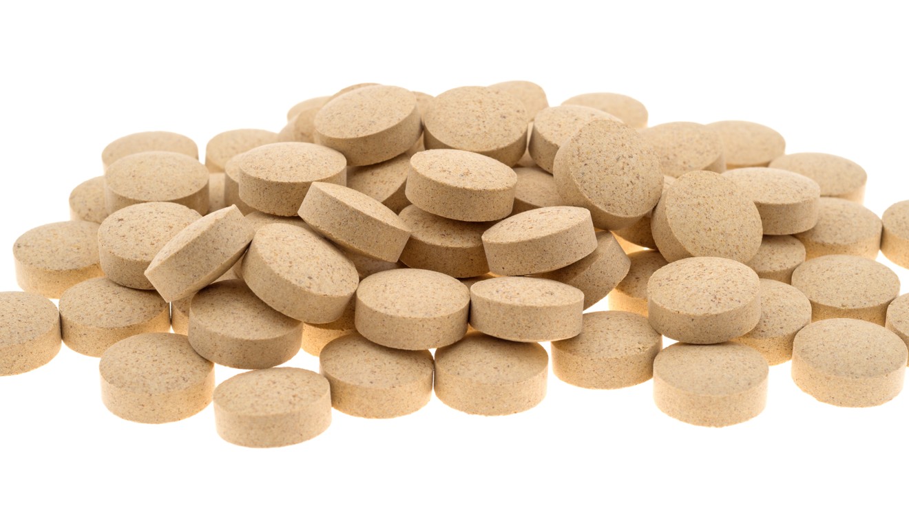 Brewer’s yeast tablets contain folic acid, a B vitamin. Photo: Shutterstock