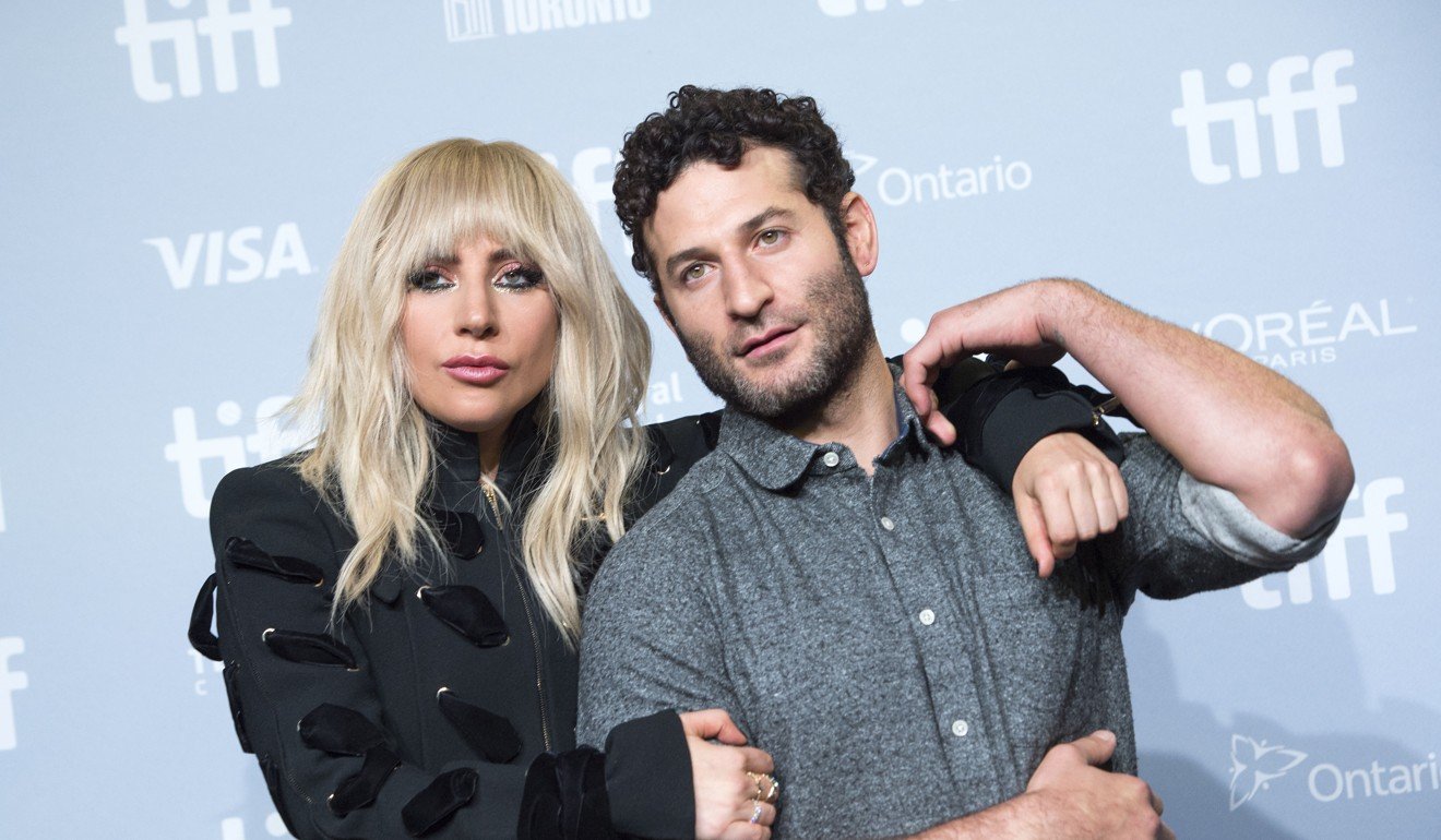 Lady Gaga and director Chris Moukarbel at the Toronto International Film Festival where his documentary about the singer had its premiere. Photo: AFP