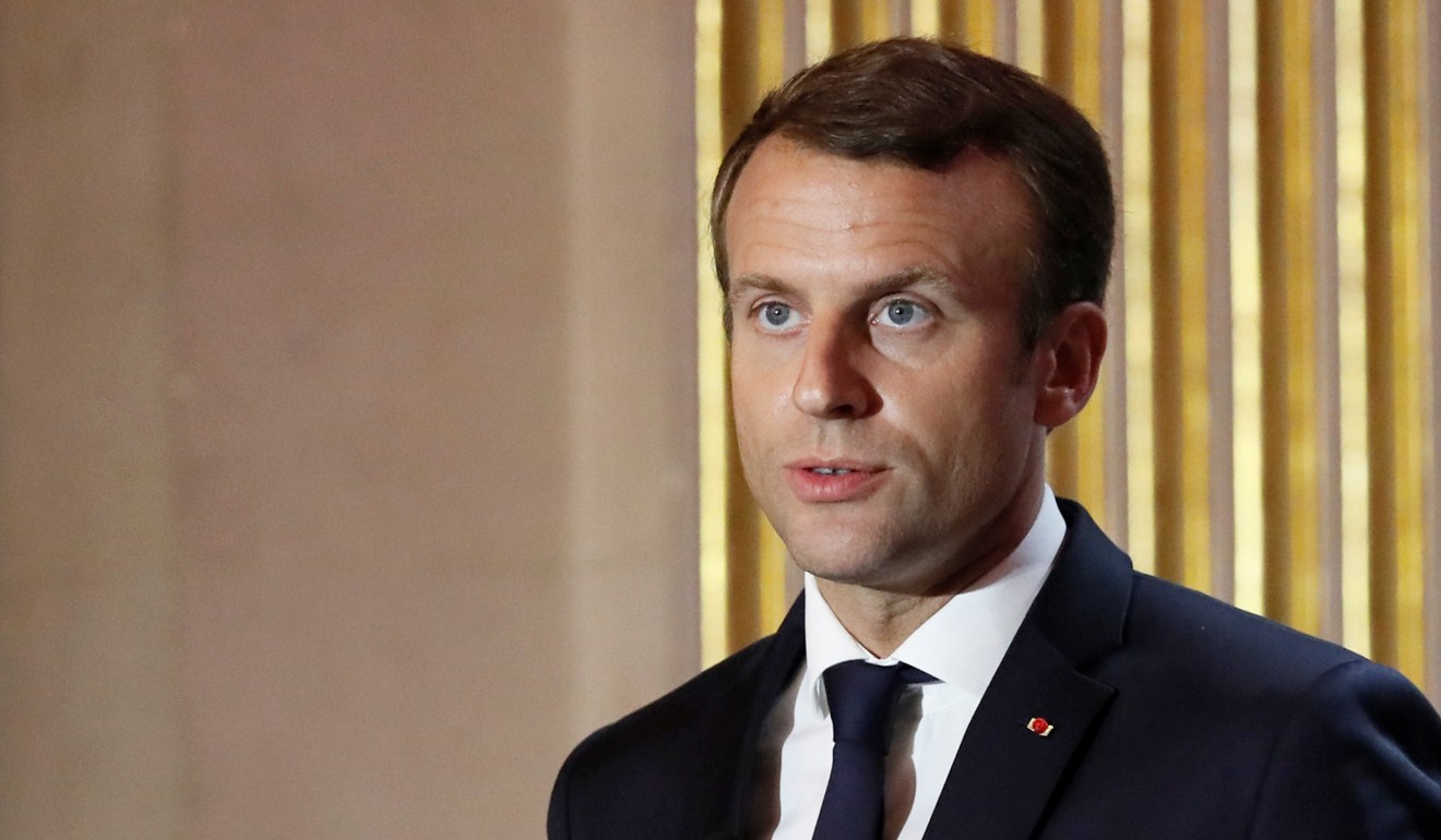 French President Emmanuel Macron says he is not deterred by recent protests against his new labour reforms. Photo: Reuters