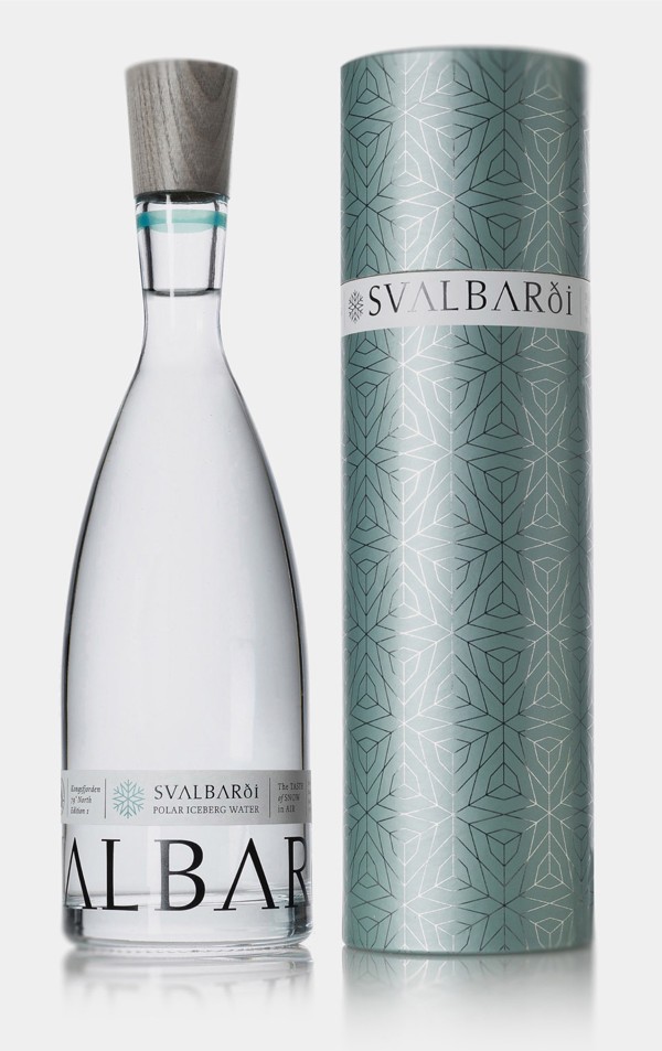 Svalbardi polar iceberg water from the Norwegian archipelago between Norway and the North Pole.