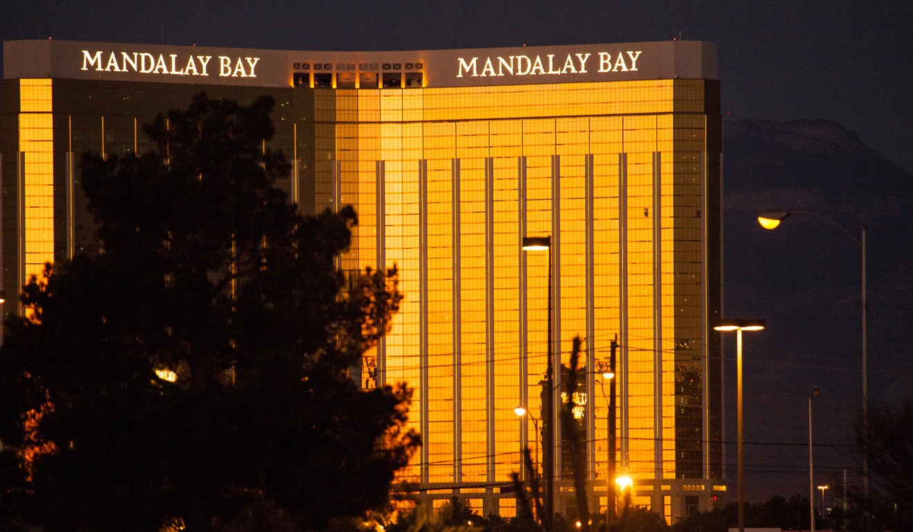 Concert goers were outside the Mandalay Bay hotel when the shooting occurred. Photo: AP