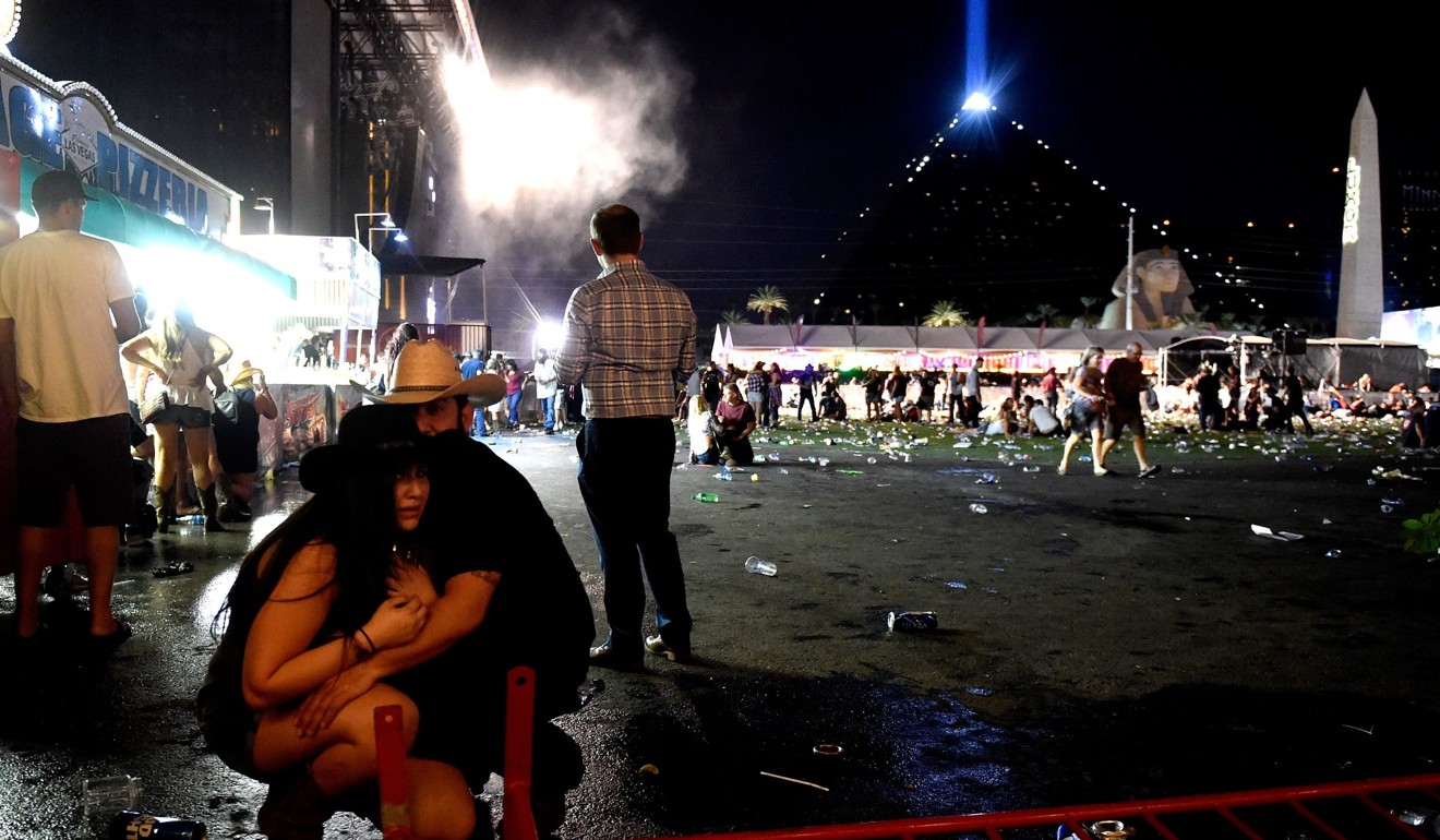 A festive event takes a turn for the horrific after a gunman rained bullets into crowds. Photo: AFP
