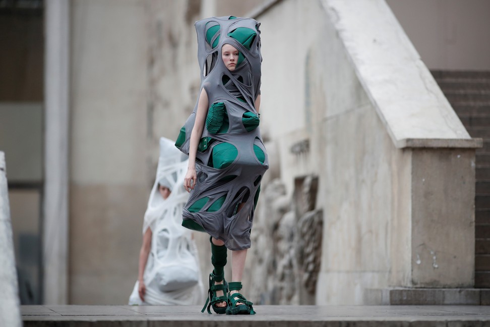 Rick Owens moved to Paris in 2003. This is from his spring-summer 2018 women’s ready-to-wear show. Photo: Reuters/Benoit Tessier