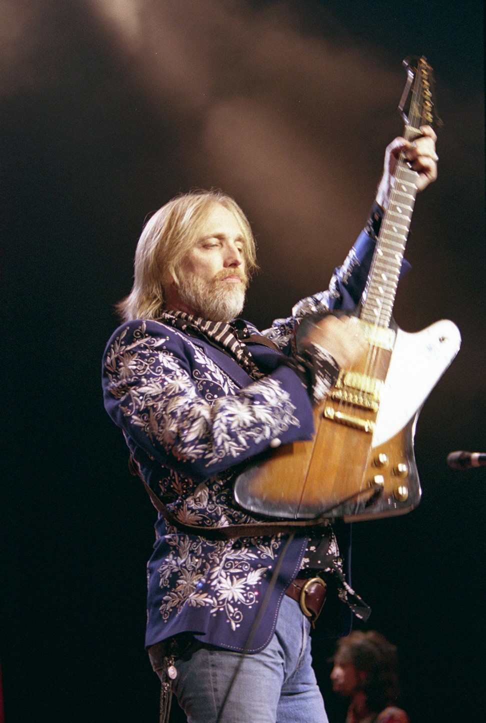 Petty doing what he loved in 2001. Photo: AP