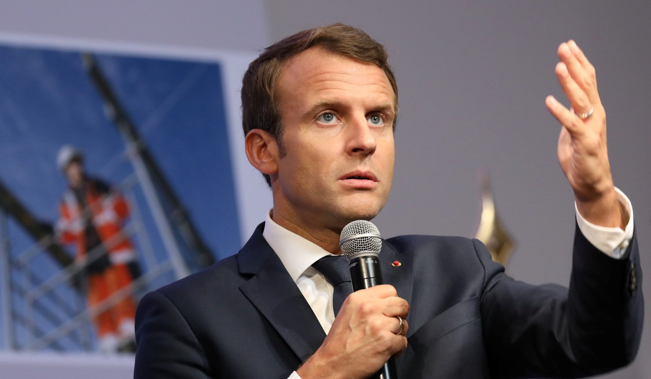 French President Emmanuel Macron’s election earlier this year came after the collapse in support for the parties that had previously held the presidency. Photo: Reuters