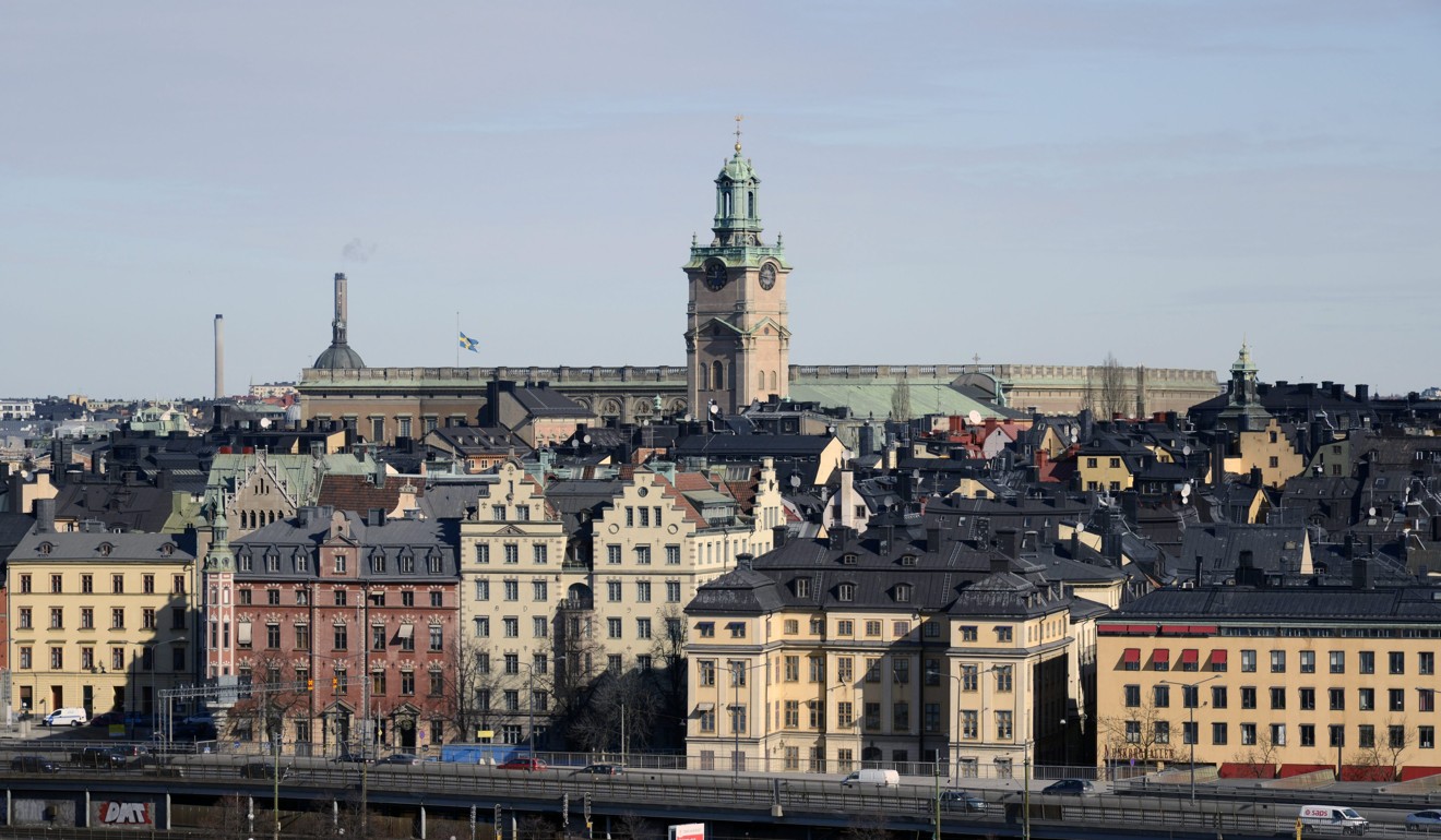 View of Stockholm, Sweden, with the German Church at centre and the Royal Palace in the background. Photo: EPA