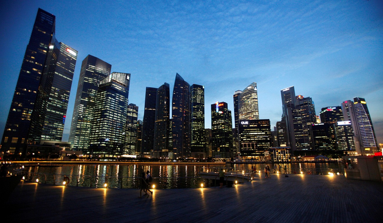 The skyline of Marina Bay central business district in Singapore. Photo: Edgar Su