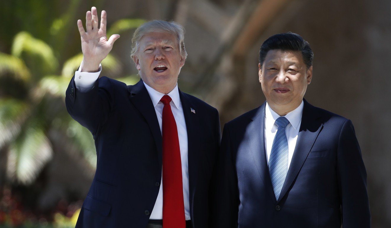 The Trump administration’s proposal to integrate India within East Asia could tip the power balance in the region, where China, led by its president, Xi Jinping (above with Trump), has expanded its influence. Photo: AP
