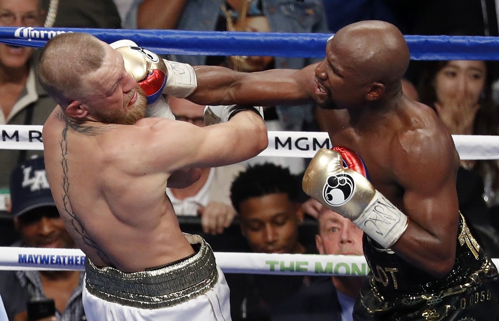 Mayweather defeated McGregor in a resounding 10th round stoppage. Photo: AP
