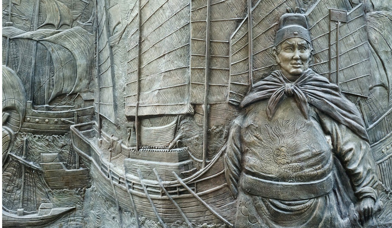 Zheng He, depicted here in a mural in Malacca, Malaysia, is famed for his massive and powerful fleet but little evidence of it has ever been found. Photo: Shutterstock