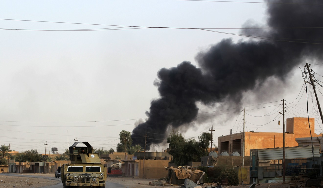 Iraqi forces advance towards the city of al-Qaim. Photo: AFP