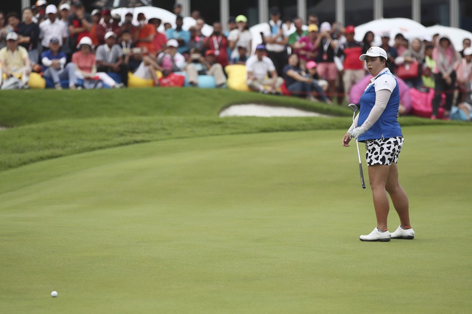 Feng became the first player on the LPGA Tour to defend a title this season. Photo: AP