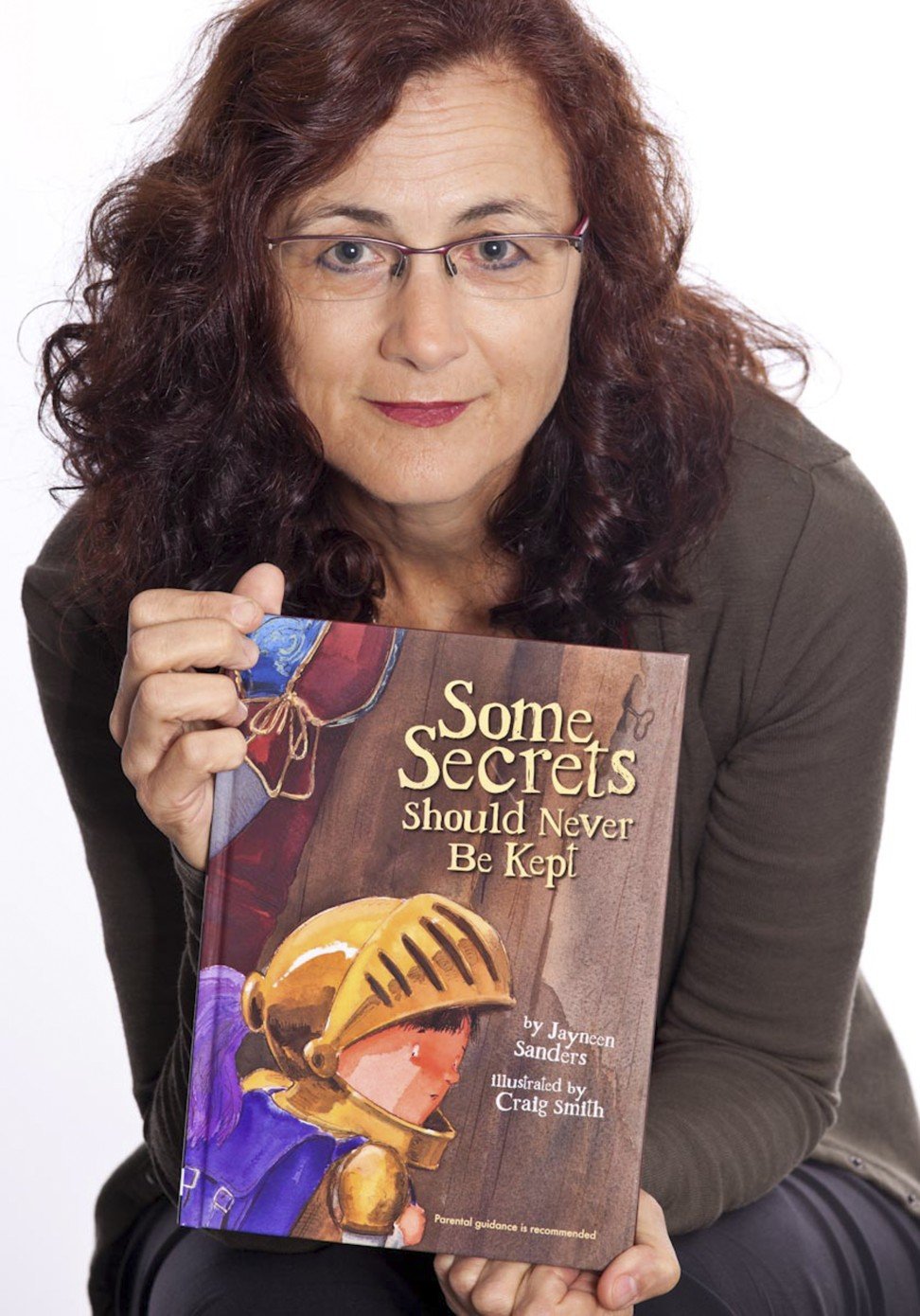 Jayneen Sanders, an Australian-based author and advocate for sexual abuse prevention education with her book Some Secrets Should Never Be Kept.