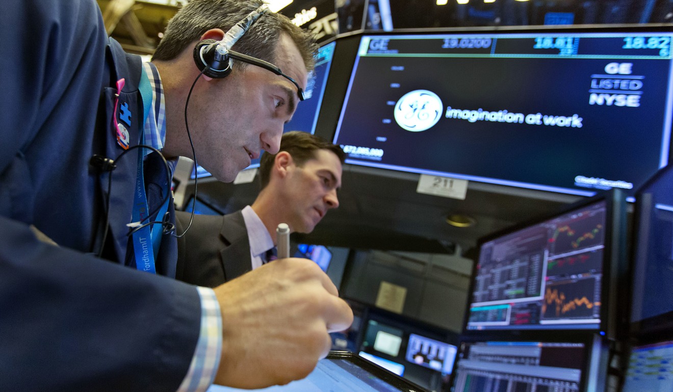 A sharp sell-off in New York on Wednesday prompted speculation among some strategists that a major turning point had been reached in the direction of share prices. Photo: AP