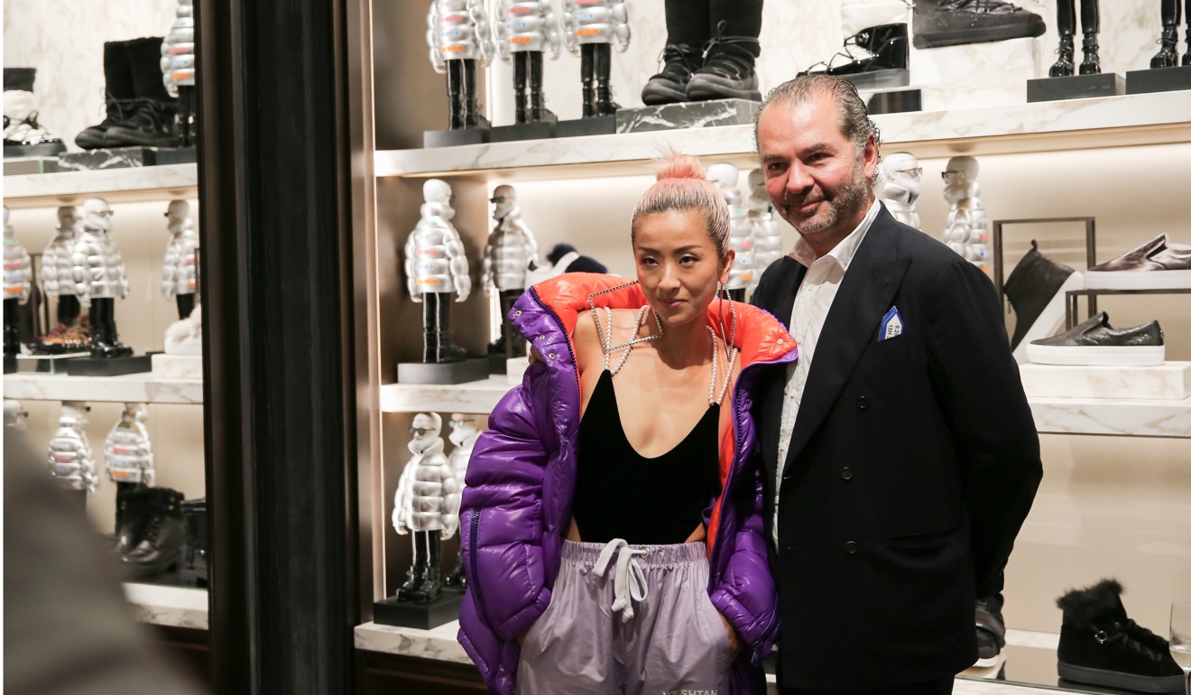Ruffini with Liger co-founder Hilary Tsui at the opening of the new store.