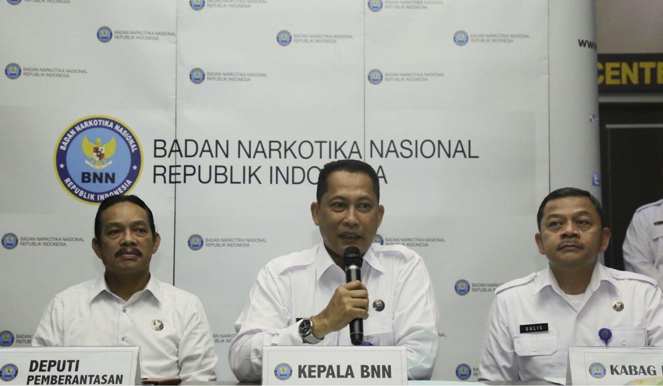 Sulistiandriatmoko (centre), chief representative of the National Anti-Narcotics Agency (BNN). Photo: BNN