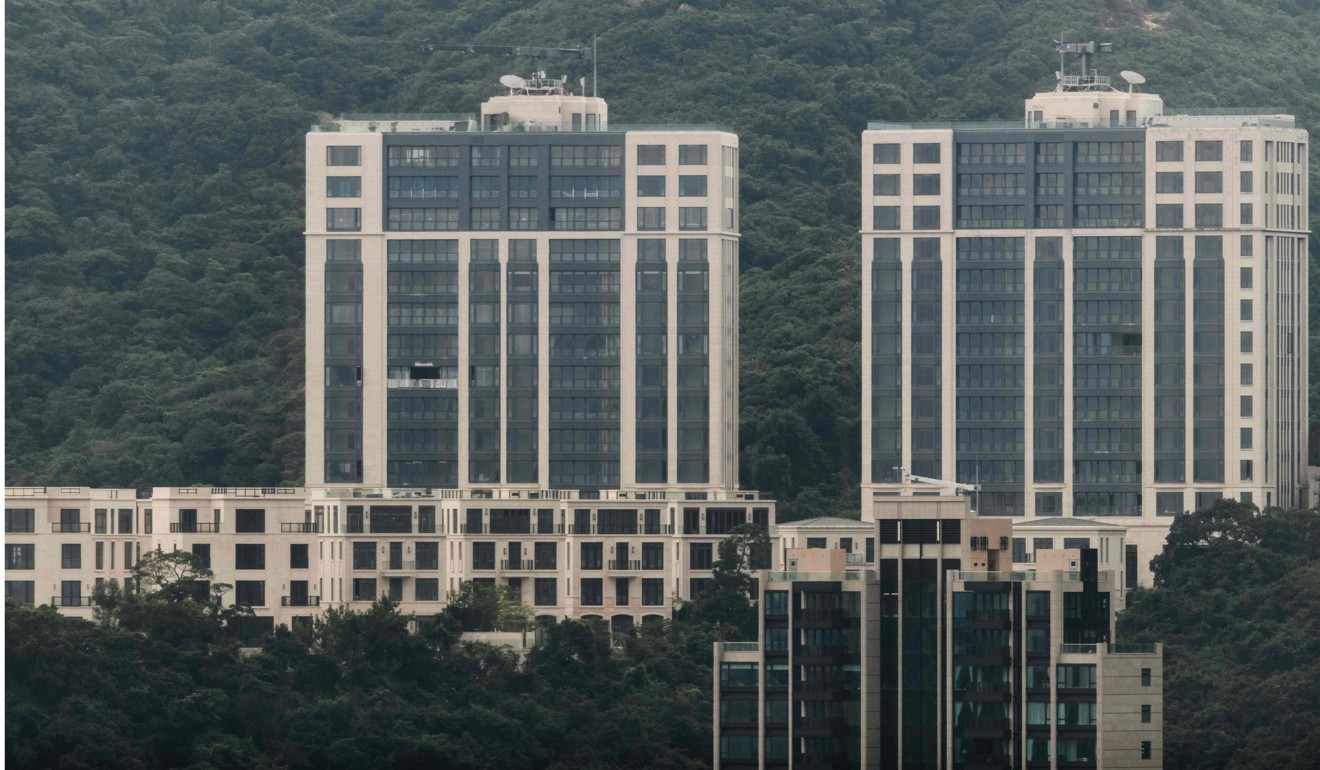 A view of the Mount Nicholson luxury housing development in Hong Kong. Flats here are among the most expensive in Asia. Photo: AFP