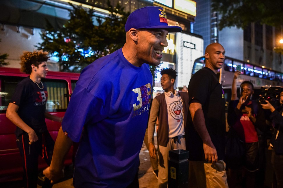 Ball Snr was in Hong Kong back in November promoting his Big Baller brand. Photo: AFP