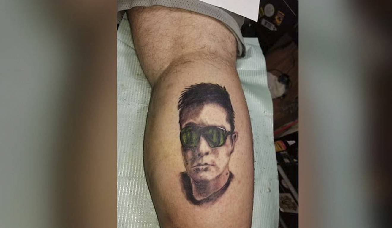 The tattoo of Tan Min Liang that earned its owner a free Razer phone. Photo: Facebook