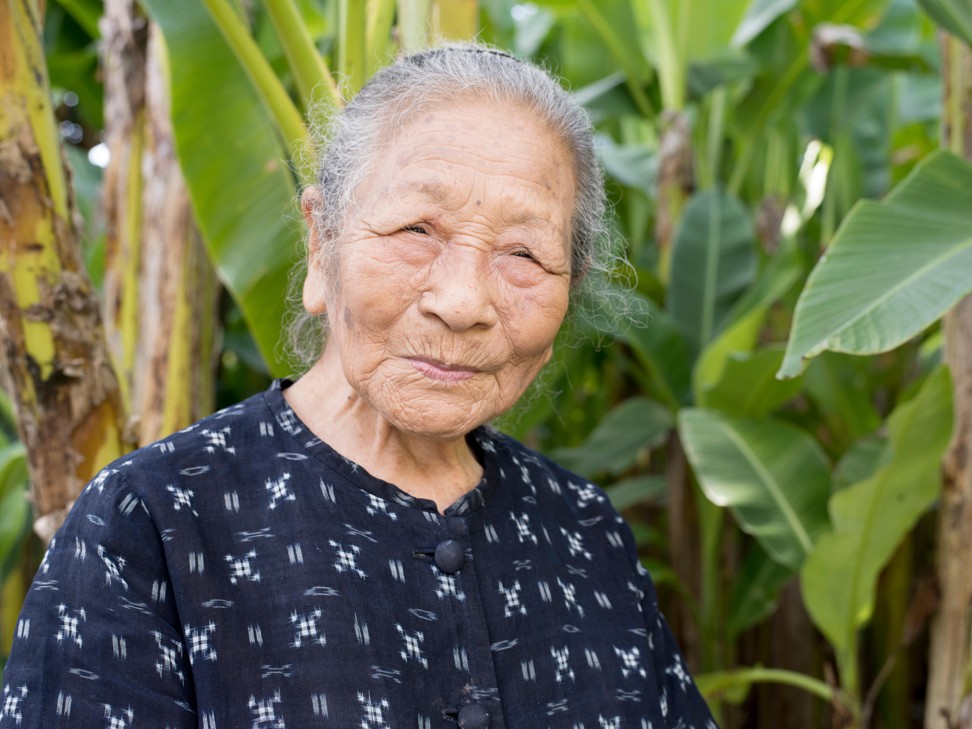 Toshiko Taira, 96, a resident of Ogimi village. Photo: Alamy