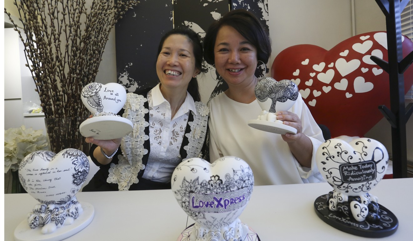LoveXpress’ vice-chairwoman Noel Lam and founder Kitty Poon. Photo: Jonathan Wong