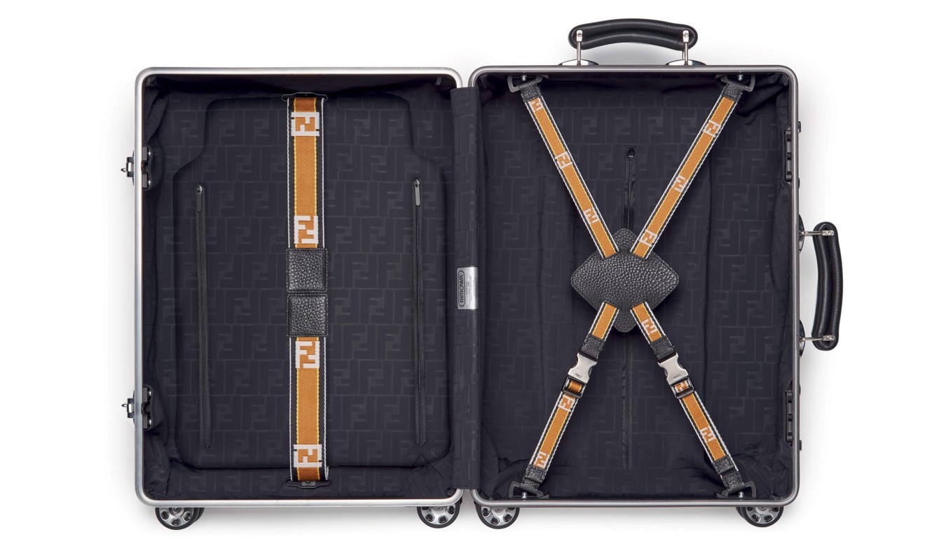 Fendi x Rimowa case features is a multi-wheel system for optimum manoeuvrability.