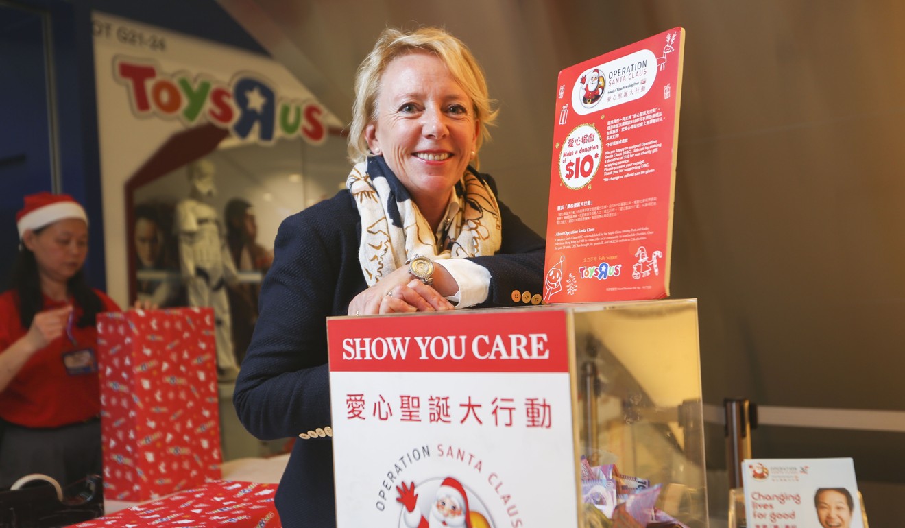 Hall said the gift-wrapping service, which started in 2014, had raised more than HK$1 million so far. Photo: Xiaomei Chen