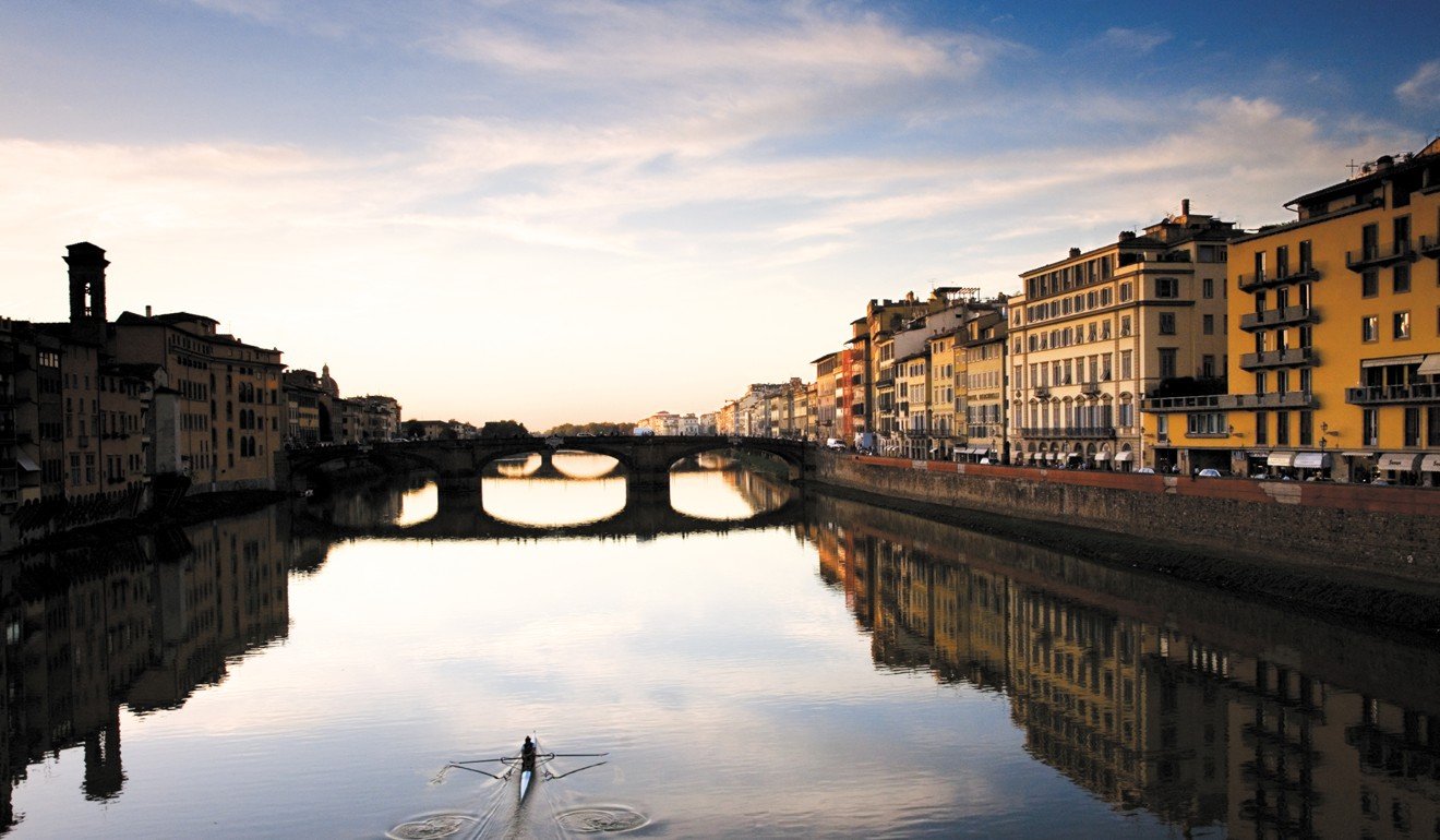 I watched the Emilio Pucci show from Ponte Vecchio