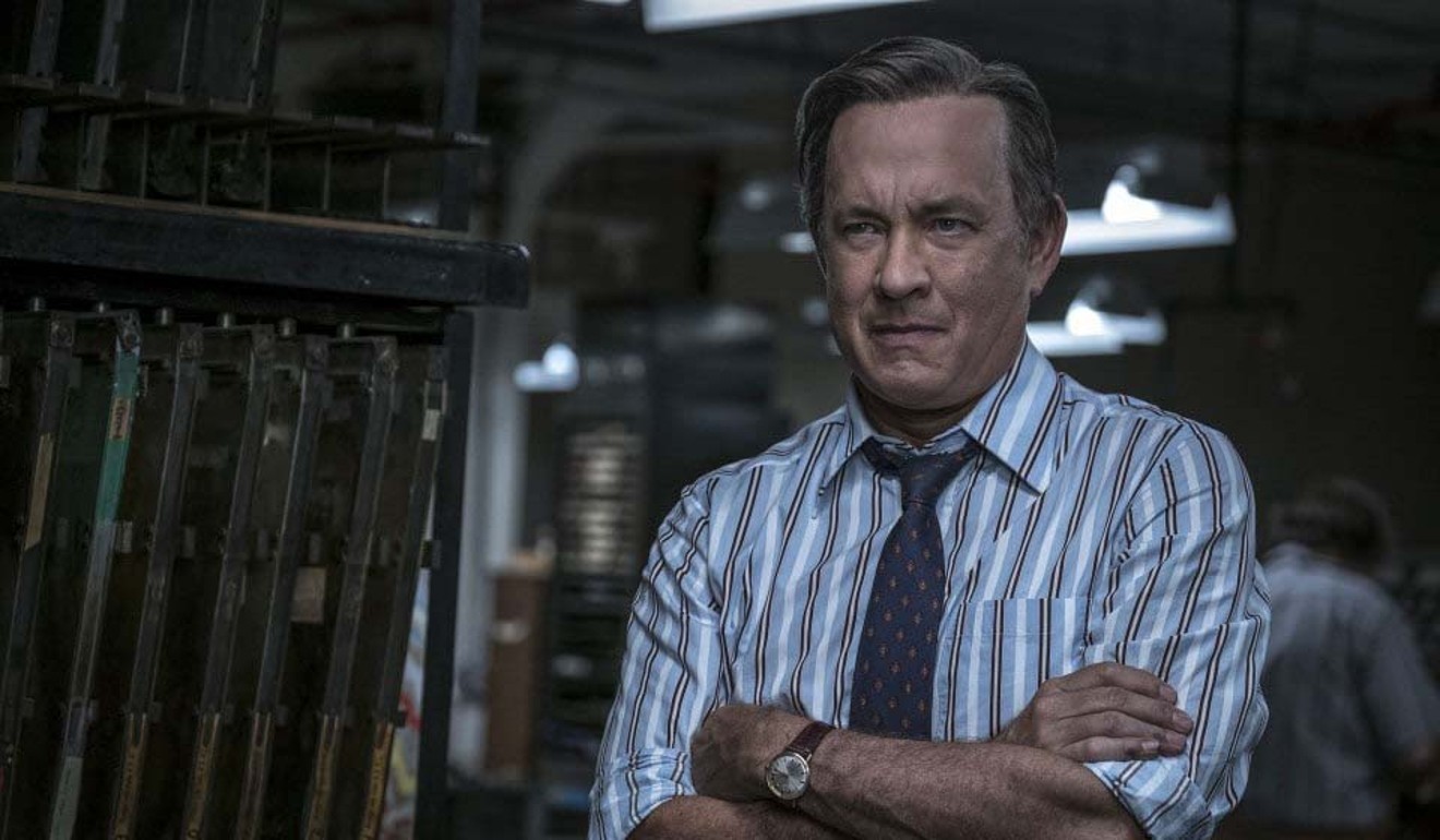 Hanks as Ben Bradlee in The Post. Photo: Niko Tavernise/Twentieth Century Fox