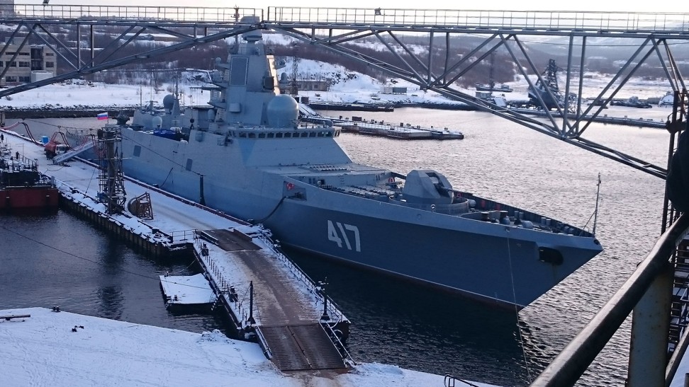 The Russian frigate Admiral Gorshkov. Photo: Handout