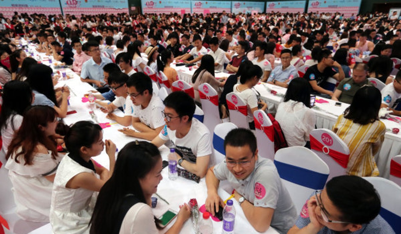 A file picture of young Chinese attending a huge dating event. Photo: SCMP Pictures