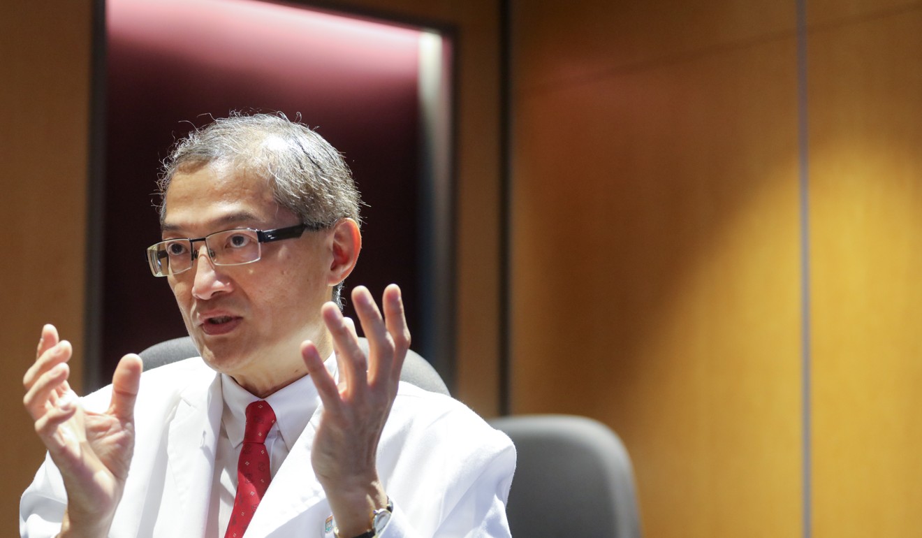 Professor Lo Chung-mau, head of the liver transplant division at HKU’s facility. Photo: Felix Wong