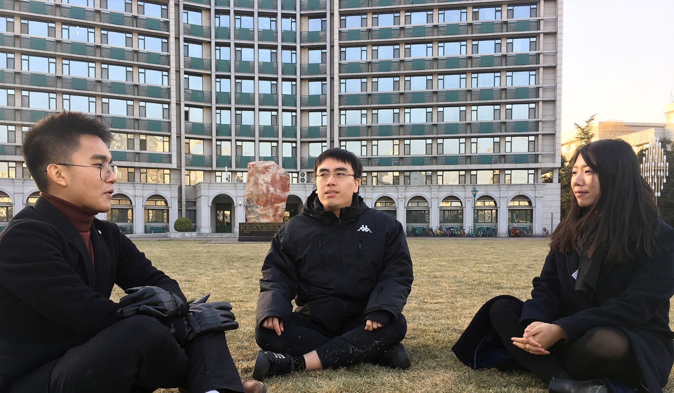 Hongkongers (L-R) Kelvin Lam, Kingstein Ng and Kiki Cheng are among those who have studied in mainland universities. Photo: Phila Siu