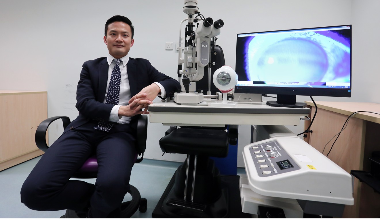 Dr Kelvin Chong Kam-Lung, associate professor at the CUHK Eye Centre. Photo: Jonathan Wong