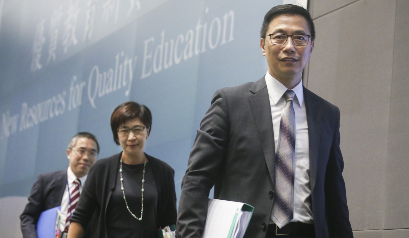 Secretary for Education Kevin Yeung Yun-hung (right) will attend the conference. Photo: K.Y. Cheng