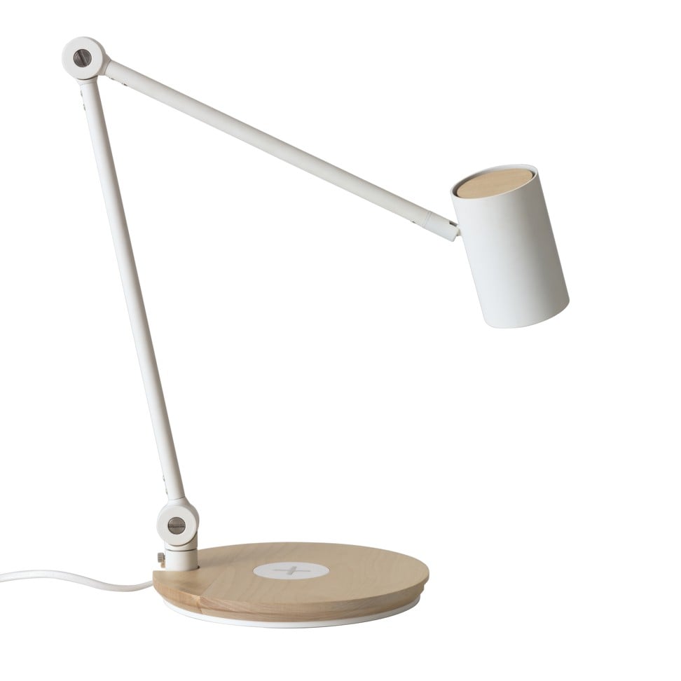 An IKEA Riggad desk lamp.