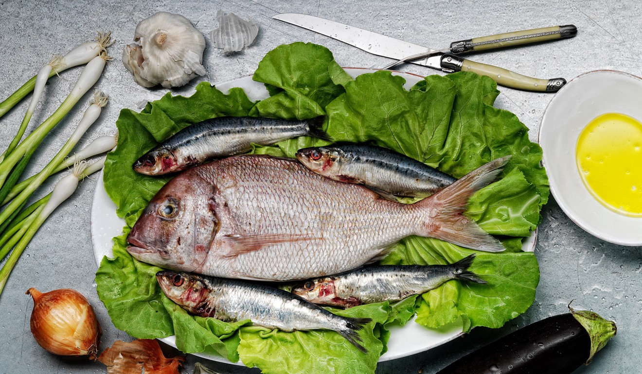 Eating fish and vegetables is associated with a lower risk of depression.