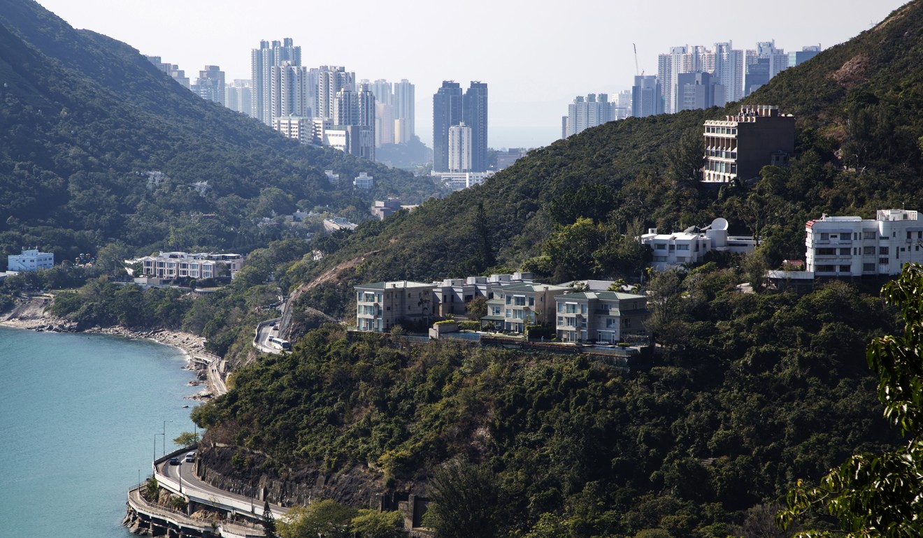 Top end residential homes in the Shouson Hill area of Hong Kong. Photo: Bloomberg