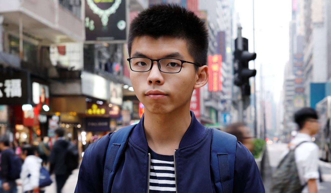Joshua Wong fears the government will bar Demosisto members from standing in the 2019 District Councils elections. Photo: Reuters
