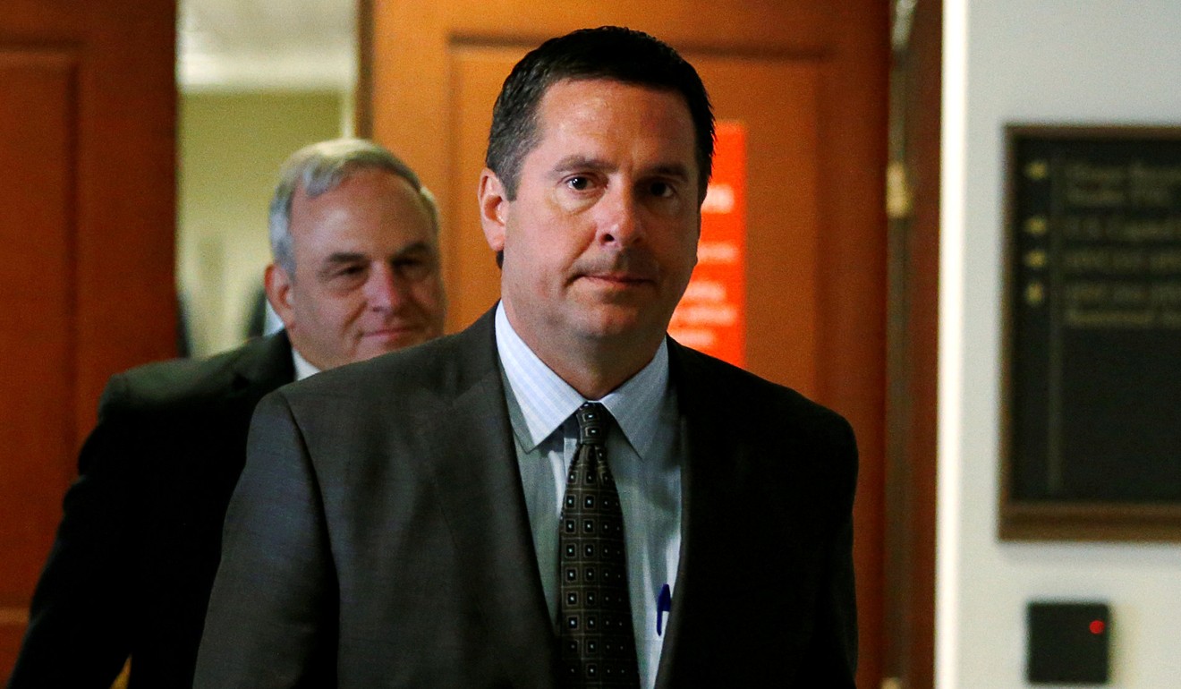 US Representative Devin Nunes (seen in July last year) oversaw the development of the memo, and is a fierce defender of Trump. File photo: Reuters